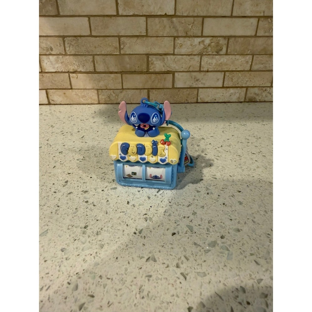 Miniso x Disney Stitch Foodie Machine Backpack Clip Keychain